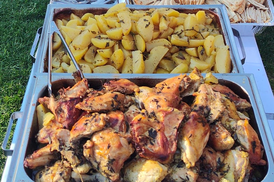 Chicken Oregano & Greek Roasted Potatoes