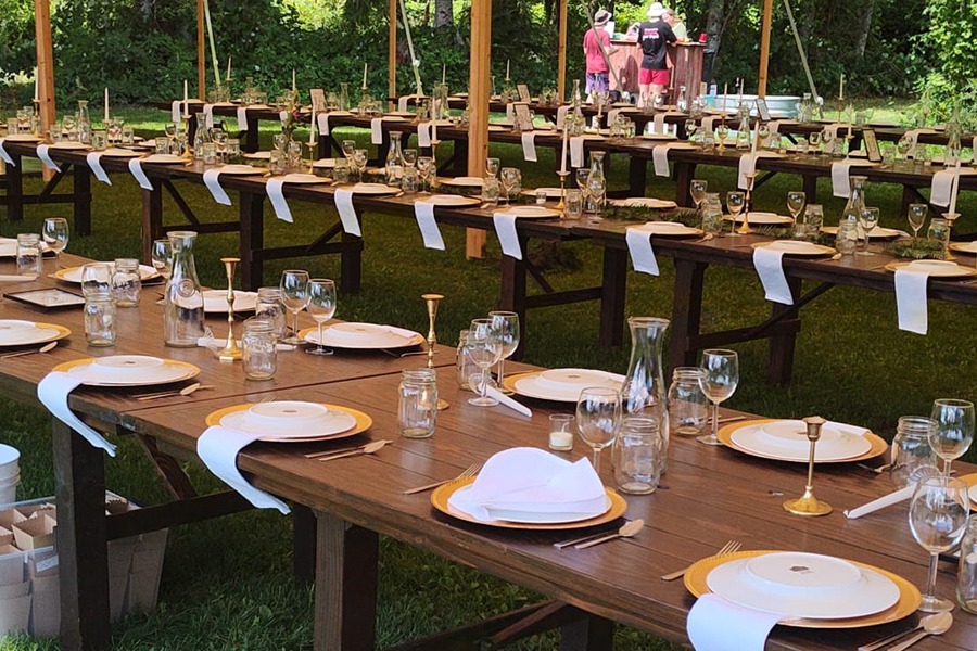 Outdoor Event Greek Catering